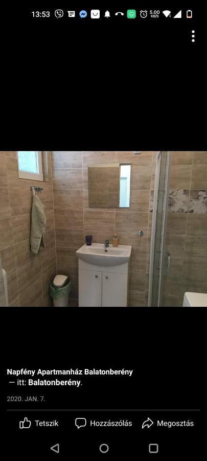 Napfény Apartmanház Balatonberény Extérieur photo